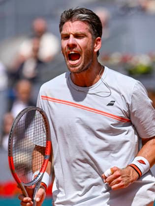 April 28, 2026, Madrid, Madrid, Spain: CAMERON NORRIE of united kingdom - K-SWISS during the Mutua Madrid Open 2026, ATP, Tennis Herren Masters 1000 and WTA, Tennis Damen 1000 tennis tournament, celebrated at Caja Magica on April 28, 2026 in Madrid, Spain. Madrid Spain - ZUMAc312 20260428_zsp_c312_116 Copyright: xOscarxManuelxSanchezx