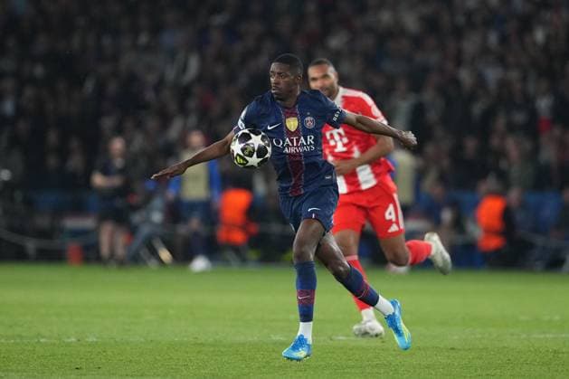 Ousmane Dembele of PSG Paris Saint-Germain v Bayern Munich, UEFA Champions League, Semi Final, First Leg, Football, Parc des Princes, Paris, France - 28 Apr 2026Paris Parc des Princes France EDITORIAL USE ONLY No use with unauthorised audio, video, data, fixture lists, club league logos or live services. Online in-match use limited to 120 images, no video emulation. No use in betting, games or single club league player publications. Copyright: xDavexWinter Shutterstockx 16847969cb