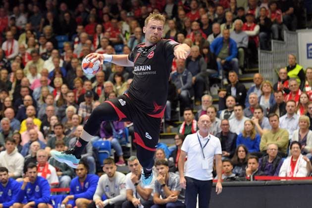 David Mandic (MT Melsungen 7) bwim Wurf , GER, MT Melsungen - FC Porto (POR), Handball, EHF European League Maenner, Quarter-Final, Saison 2025 2026, 28.04.2026, GER, MT Melsungen - FC Porto, Handball, EHF Maenner, Quarter-Final, Saison 2025 2026, 28.04.2026 Kassel Copyright: xEibner-Pressefotox xRolandxSippelx EP_RSL