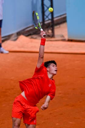 April 30, 2026, Madrid, Madrid, Spain: JAIME ALCARAZ GARFIA brother CARLOS ALCARAZ during the Mutua Madrid Open 2026, ATP, Tennis Herren Masters 1000 and WTA, Tennis Damen 1000 tennis tournament, celebrated at Caja Magica on April 30, 2026 in Madrid, Spain. Mutua Madrid Open 2026 - Day 11 (04.30.26) - ZUMAc312 20260430_zsp_c312_146 Copyright: xOscarxManuelxSanchezx