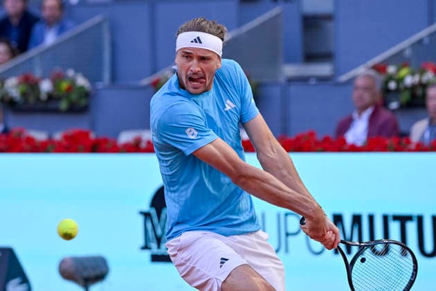 April 30, 2026, Madrid, Madrid, Spain: ALEXANDER ZVEREV of germany - ADIDAS during the Mutua Madrid Open 2026, ATP, Tennis Herren Masters 1000 and WTA, Tennis Damen 1000 tennis tournament, celebrated at Caja Magica on April 30, 2026 in Madrid, Spain. Mutua Madrid Open 2026 - Day 11 (04.30.26) - ZUMAc312 20260430_zsp_c312_257 Copyright: xOscarxManuelxSanchezx