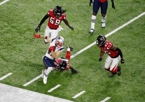 February 05, 2017 New England Patriots wide receiver Julian Edelman (11) carries the ball during Super Bowl LI between the New England Patriots and the Atlanta Falcons at NRG Stadium in Houston, Texas. Charles Baus CSM Copyright: xCharlesxBausx