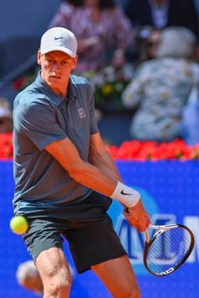 May 1, 2026, Madrid, Madrid, Spain: JANNIK SINNER of italy - NIKE during the Mutua Madrid Open 2026, ATP, Tennis Herren Masters 1000 and WTA, Tennis Damen 1000 tennis tournament, celebrated at Caja Magica on 01 may, 2026 in Madrid, Spain. Madrid Spain - ZUMAc312 20260501_zsp_c312_047 Copyright: xOscarxManuelxSanchezx