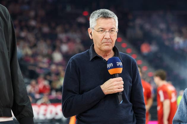 Herbert Hainer (FC Bayern Muenchen, Praesident) beim Interview vor dem Spiel, GER, FC Bayern Basketball vs. Alba Berlin, Basketball, easycredit Basketball Bundesliga, 27. Spieltag, Saison 2025 2026, 01.05.2026, GER, FC Bayern Basketball vs. Alba Berlin, Basketball, easycredit Basketball Bundesliga, 27. Spieltag, Saison 2025 2026, 01.05.2026 Muenchen Copyright: xEibner-Pressefoto JennixMaulx EP_JML