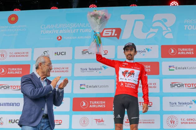 The 61st Presidential Cycling Tour of Turkiye (TUR 2026) has officially begun, starting with its opening stage in the coastal town of Cesme, Izmir. Held under the auspices of the Presidency of the Republic of Türkiye, this prestigious UCI ProSeries race brings together 23 teams and 161 world-class cyclists to compete over eight days, from April 26 to May 3, 2026...The 2026 edition unfolds across routes showcasing some of Türkiye s most striking landscapes. Starting in Cesme, the race follows the Aegean and Mediterranean coastlines, covering stages through Antalya and the southern shores before concluding in the capital, Ankara. Beyond sporting competition, the tour plays a key role in promoting Türkiye s natural and cultural richness on a global stage..This year, the race consists of 8 stages covering approximately 1,200 kilometers. Nearly 20 teams and over 150 riders from around the world are competing, under the coordination of the Turkish Cycling Federation..With the first three stages completed, the pace in the peloton has intensified and the general classification has begun to take shape. Sprint finishes and technically demanding routes have stood out, with the third stage drawing attention for its high tempo and dramatic finale..The third stage of the 61st Presidential Cycling Tour of Türkiye (TUR 2026) was won by Colombian rider Ivan Ramiro Sosa of Equipo Kern Pharma. Covering the 132.7-kilometer Marmaris-Kıran route, Sosa finished in 3 hours, 40 minutes, and 25 seconds. In the summit finish, Australian rider Sebastian Berwick of Caja Rural-Seguros RGA placed second, while French rider Nicolas Breuillard of TotalEnergies finished third..As the race progresses, challenging climbs and critical time gaps are expected to further heighten the excitement. The tour continues to deliver a compelling blend of elite competition and global vis Copyright: RizaxOzel 19081529