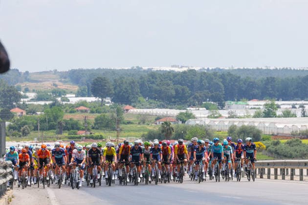 The 61st Presidential Cycling Tour of Turkiye (TUR 2026) has officially begun, starting with its opening stage in the coastal town of Cesme, Izmir. Held under the auspices of the Presidency of the Republic of Türkiye, this prestigious UCI ProSeries race brings together 23 teams and 161 world-class cyclists to compete over eight days, from April 26 to May 3, 2026...The 2026 edition unfolds across routes showcasing some of Türkiye s most striking landscapes. Starting in Cesme, the race follows the Aegean and Mediterranean coastlines, covering stages through Antalya and the southern shores before concluding in the capital, Ankara. Beyond sporting competition, the tour plays a key role in promoting Türkiye s natural and cultural richness on a global stage..This year, the race consists of 8 stages covering approximately 1,200 kilometers. Nearly 20 teams and over 150 riders from around the world are competing, under the coordination of the Turkish Cycling Federation..With the first three stages completed, the pace in the peloton has intensified and the general classification has begun to take shape. Sprint finishes and technically demanding routes have stood out, with the third stage drawing attention for its high tempo and dramatic finale..The third stage of the 61st Presidential Cycling Tour of Türkiye (TUR 2026) was won by Colombian rider Ivan Ramiro Sosa of Equipo Kern Pharma. Covering the 132.7-kilometer Marmaris-Kıran route, Sosa finished in 3 hours, 40 minutes, and 25 seconds. In the summit finish, Australian rider Sebastian Berwick of Caja Rural-Seguros RGA placed second, while French rider Nicolas Breuillard of TotalEnergies finished third..As the race progresses, challenging climbs and critical time gaps are expected to further heighten the excitement. The tour continues to deliver a compelling blend of elite competition and global vis Copyright: RizaxOzel 19081546
