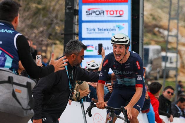 The 61st Presidential Cycling Tour of Turkiye (TUR 2026) has officially begun, starting with its opening stage in the coastal town of Cesme, Izmir. Held under the auspices of the Presidency of the Republic of Türkiye, this prestigious UCI ProSeries race brings together 23 teams and 161 world-class cyclists to compete over eight days, from April 26 to May 3, 2026...The 2026 edition unfolds across routes showcasing some of Türkiye s most striking landscapes. Starting in Cesme, the race follows the Aegean and Mediterranean coastlines, covering stages through Antalya and the southern shores before concluding in the capital, Ankara. Beyond sporting competition, the tour plays a key role in promoting Türkiye s natural and cultural richness on a global stage..This year, the race consists of 8 stages covering approximately 1,200 kilometers. Nearly 20 teams and over 150 riders from around the world are competing, under the coordination of the Turkish Cycling Federation..With the first three stages completed, the pace in the peloton has intensified and the general classification has begun to take shape. Sprint finishes and technically demanding routes have stood out, with the third stage drawing attention for its high tempo and dramatic finale..The third stage of the 61st Presidential Cycling Tour of Türkiye (TUR 2026) was won by Colombian rider Ivan Ramiro Sosa of Equipo Kern Pharma. Covering the 132.7-kilometer Marmaris-Kıran route, Sosa finished in 3 hours, 40 minutes, and 25 seconds. In the summit finish, Australian rider Sebastian Berwick of Caja Rural-Seguros RGA placed second, while French rider Nicolas Breuillard of TotalEnergies finished third..As the race progresses, challenging climbs and critical time gaps are expected to further heighten the excitement. The tour continues to deliver a compelling blend of elite competition and global vis Copyright: RizaxOzel 19081578