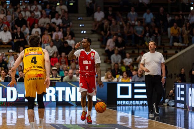 , GER, Bozic Estriche Knights Kirchheim vs. RheinStars Koeln, BARMER 2. Basketball Bundesliga, 34. Spieltag, Saison 2025 2026, 02.05.2026 , GER, Bozic Estriche Knights Kirchheim vs. RheinStars Koeln, BARMER 2. Basketball Bundesliga, 34. Spieltag, Saison 2025 2026, 02.05.2026 Goeppingen Copyright: xEibner-Pressefoto NinaxSanderx EP_NSR