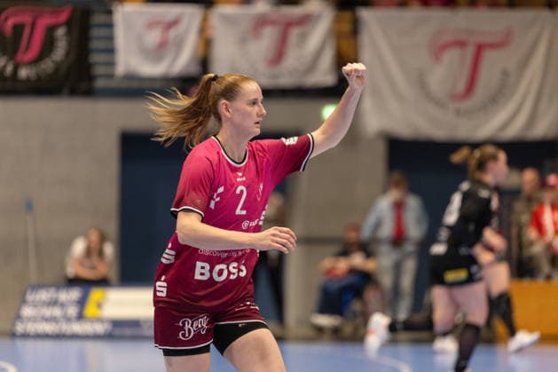 Jubel Selina Lindemann (TuS Metzingen, 02) GER, BSV Sachsen-Zwickau vs. TuS Metzingen, Handball, Frauen, 1. Bundesliga, Spieltag 3, Saison 2025 2026, 02.05.2026 GER, BSV Sachsen-Zwickau vs. TuS Metzingen, Handball, Frauen, 1. Bundesliga, Spieltag 3, Saison 2025 2026, 02.05.2026 Zwickau Copyright: xEibner-Pressefoto MarkoxUngerx EP_EER