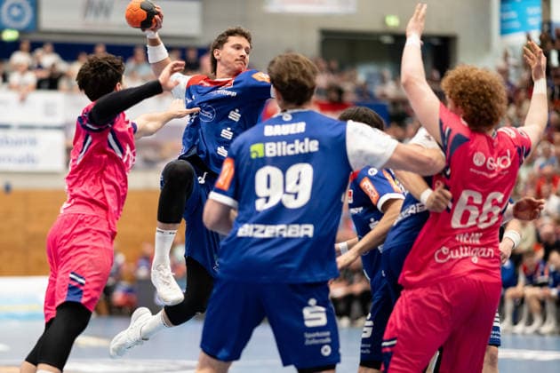 Mex Raguse (HBW Balingen Weilstetten, 06), HBW Balingen Weilstetten vs. TSV Bayer Dormagen, Handball, 2. Bundesliga, 30. Spieltag, Saison 2025 2026, 03.05.2026, Eibner-Pressefoto Andreas Ulmer HBW Balingen Weilstetten vs. TSV Bayer Dormagen, Handball, 2. Bundesliga, 30. Spieltag, Saison 2025 2026, 03.05.2026, Balingen Copyright: xEibner-Pressefoto AndreasxUlmerx EP_AUR