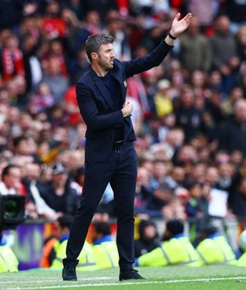 Manchester United, ManU caretaker manager Michael Carrick Manchester United v Liverpool, Premier League, Football, Old Trafford, Manchester , UK - 03 May 2026Manchester Old Trafford United Kingdom EDITORIAL USE ONLY No use with unauthorised audio, video, data, fixture lists, club league logos or live services. Online in-match use limited to 120 images, no video emulation. No use in betting, games or single club league player publications. Copyright: xMattxWest Shutterstockx 16854589bd