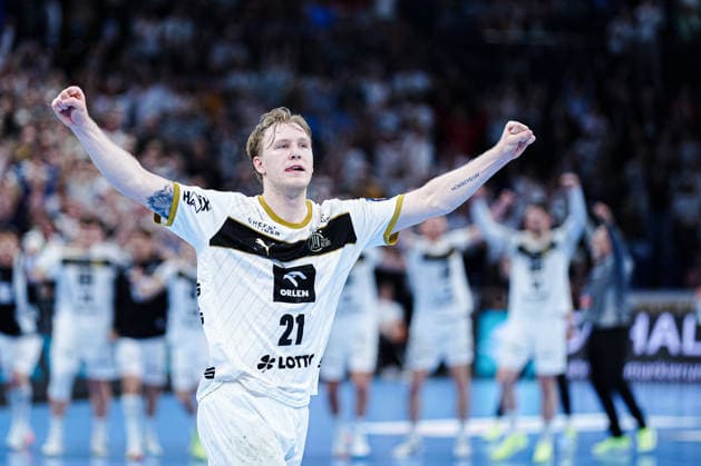 Eric Johansson (THW Kiel, 21) jubelt Jubel nach Sieg Spielende GER, THW Kiel vs. RK Nexe, Handball, EHF European League, Viertelfinale, Rückspiel, Saison 2025 2026, 05.05.2026 GER, THW Kiel vs. RK Nexe, Handball, EHF European League, Viertelfinale, Rückspiel, Saison 2025 2026, 05.05.2026 Kiel Copyright: xEibner-Pressefoto MarcelxvonxFehrnx EP_MFN