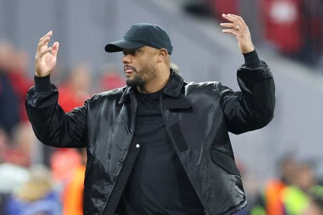 Vincent Kompany manager of Bayern Munich reacts Bayern Munich v Paris Saint-Germain, UEFA Champions League, Semi Final, Second Leg, Football, Allianz Arena, Munich, UK - 06 May 2026Munich Allianz Arena United Kingdom EDITORIAL USE ONLY No use with unauthorised audio, video, data, fixture lists, club league logos or live services. Online in-match use limited to 120 images, no video emulation. No use in betting, games or single club league player publications. Copyright: xChristianxKolbert Shutterstockx 16861474at