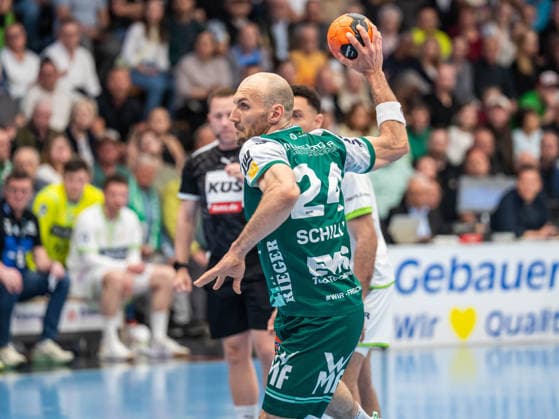 Marcel Schiller (Frisch Auf Goeppingen, 24) beim Siebenmeter, Frisch Auf Goeppingen vs. HSG Wetzlar, Handball, 1. Bundesliga, Herren, Spielzeit 2025 2026, 07.05.2026, Frisch Auf Goeppingen vs. HSG Wetzlar, Handball, 1. Bundesliga, Herren, Spielzeit 2025 2026, 07.05.2026 Goeppingen Copyright: xEibner-Pressefoto MichaelxSchmidx EP_MST