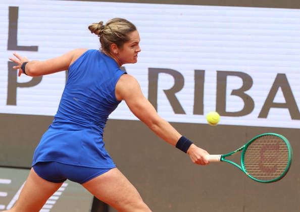 May 8, 2026, Rome, Lazio, Italy: CATY MCNALLY of USA during the match against I. Swiatek of Poland in the second round of tennis tournament WTA, Tennis Damen 1000 Internazionali BNL Dâ€⠢Italia, Rome, Italy. McNally lost 1:6, 7:6 (7-5), 3:6. Tennis, Internazionali BNL Dâ€⠢Italia 2026 - Caty McNally 1:6, 7:6 (7-5), 3:6 Swiatek - ZUMAc278 20260508_zsp_c278_033 Copyright: xMarcinxCholewinskix