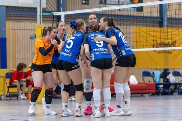 Grosse Freude bei den TSV GA Stuttgart Barock Volleys MTV Ludwigsburg vs TSV GA Stuttgart, Volleyball,VLW-Pokal Damen,Finale, Saison 2025 2026, 09.05.2026, Barock Volleys MTV Ludwigsburg vs TSV GA Stuttgart, Volleyball,VLW-Pokal Damen,Finale, Saison 2025 2026, 09.05.2026 Aalen-Waldhausen Copyright: xEibner-Pressefoto DavidexDixGiovx EP_DGI