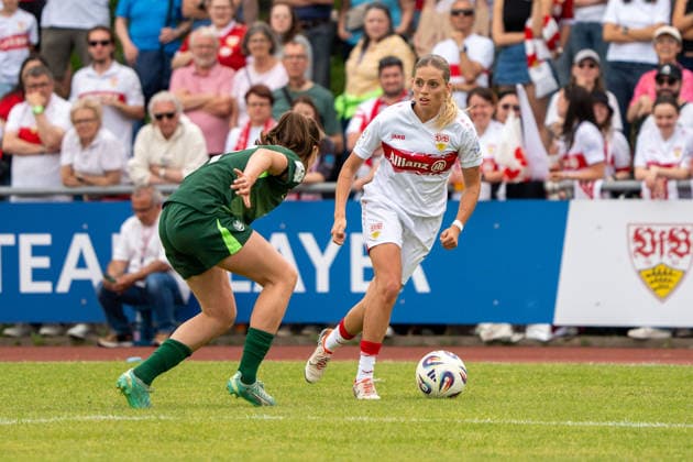 Dafina Redzepi (VFB Stuttgart Frauen, 07), GER, VfB Stuttgart Frauen vs. VfL Wolfsburg II, Fussball, 2. Frauen-Bundesliga, 25. Spieltag, Spielzeit 2025 2026, 10.085.2026, GER, VfB Stuttgart Frauen vs. VfL Wolfsburg II, Fussball, 2. Frauen-Bundesliga, 25. Spieltag, Spielzeit 2025 2026, 10.085.2026, Stuttgart Copyright: xEibner-Pressefoto EdwardxCheungx EP_ECG