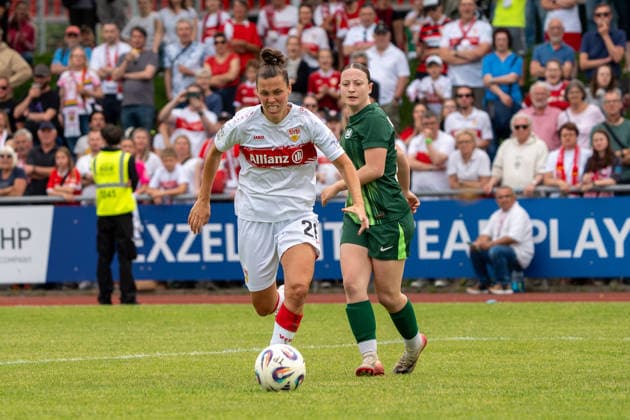 Nicole Billa (VFB Stuttgart Frauen, 26), GER, VfB Stuttgart Frauen vs. VfL Wolfsburg II, Fussball, 2. Frauen-Bundesliga, 25. Spieltag, Spielzeit 2025 2026, 10.085.2026, GER, VfB Stuttgart Frauen vs. VfL Wolfsburg II, Fussball, 2. Frauen-Bundesliga, 25. Spieltag, Spielzeit 2025 2026, 10.085.2026, Stuttgart Copyright: xEibner-Pressefoto EdwardxCheungx EP_ECG