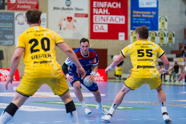 Merlin Fuß (HBW Balingen-Weilstetten, 13) im Angriff HSG Krefeld Niederrhein vs. HBW Balingen-Weilstetten, Handball, 2.HBL, 31.Spieltag, Saison 2025 26, 10.05.2026, HSG Krefeld Niederrhein vs. HBW Balingen-Weilstetten, Handball, 2.HBL, 31.Spieltag, Saison 2025 26, 10.05.2026 Krefeld Copyright: xEibner-Pressefoto LukasxBaldygax EP_LBA