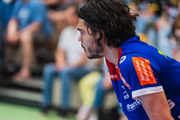 Tim Ruggiero-Matthes (HBW Balingen-Weilstetten, 16) Profil HSG Krefeld Niederrhein vs. HBW Balingen-Weilstetten, Handball, 2.HBL, 31.Spieltag, Saison 2025 26, 10.05.2026, HSG Krefeld Niederrhein vs. HBW Balingen-Weilstetten, Handball, 2.HBL, 31.Spieltag, Saison 2025 26, 10.05.2026 Krefeld Copyright: xEibner-Pressefoto LukasxBaldygax EP_LBA
