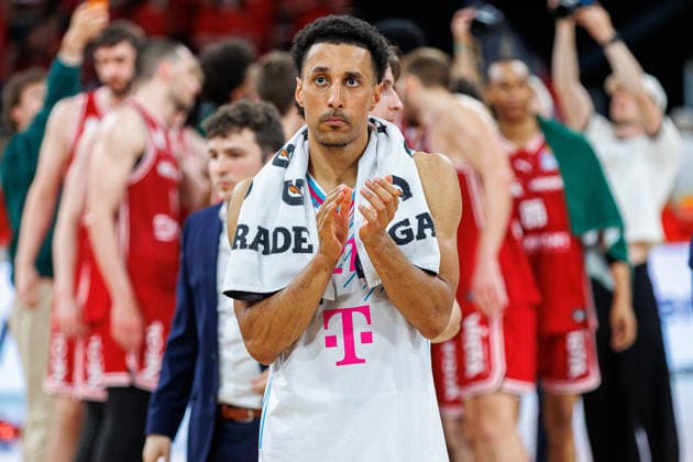 Joel Aminu (Telekom Baskets Bonn, 21), Einzelbild, Einzelfoto, Portrait, Portraet, Spielende, enttaeuscht, Enttaeuschung, negative Emotionen, negative Emotion, BMA365 Bamberg Baskets vs. Telekom Baskets Bonn, Basketball, easyCredit BBL, 34. Spieltag, 10.05.2026 BMA365 Bamberg Baskets vs. Telekom Baskets Bonn, Basketball, easyCredit BBL, 34. Spieltag, 10.05.2026 Bamberg Copyright: xEibner-Pressefoto G.xSantemizx EP_EER