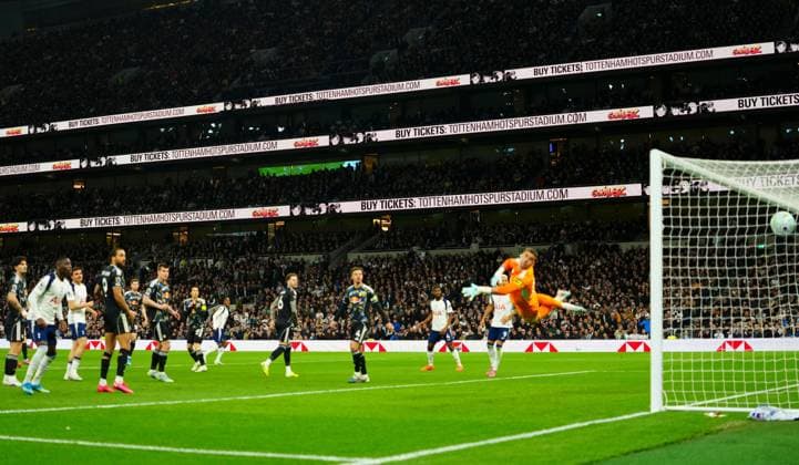 Mathys Tel of Tottenham Hotspur scores the opening goal Tottenham Hotspur v Leeds United, Premier League, Football, Tottenham Hotspur Stadium, London , UK - 11 May 2026London Tottenham Hotspur Stadium United Kingdom EDITORIAL USE ONLY No use with unauthorised audio, video, data, fixture lists, club league logos or live services. Online in-match use limited to 120 images, no video emulation. No use in betting, games or single club league player publications. Copyright: xJavierxGarcia Shutterstockx 16869644ao