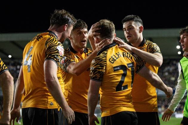 Joe Gelhardt of Hull City scores and celebrates 0-2 Millwall v Hull City, EFL Sky Bet Championship, Play-Off Semi Final, Second Leg, Football, The Den, London, UK - 11 May 2026London The Den United Kingdom EDITORIAL USE ONLY No use with unauthorised audio, video, data, fixture lists, club league logos or live services. Online in-match use limited to 120 images, no video emulation. No use in betting, games or single club league player publications. Copyright: xIanxTuttle Shutterstockx 16869639db