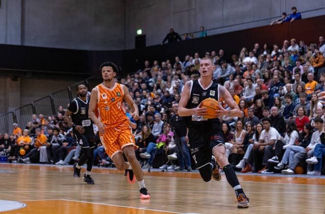 Niclas Sperber (ETB Miners, 12) im Fokus. OrangeAcademy Ulm vs ETB Miners Essen , Basketball,Barmer Basketball 2. Bundesliga ProB, Play-Offs Finale, Saison 2025 2026, 13.05.2026, OrangeAcademy Ulm vs ETB Miners Essen , Basketball,Barmer Basketball 2. Bundesliga ProB, Play-Offs Finale, Saison 2025 2026, 13.05.2026 Neu-Ulm Copyright: xEibner-Pressefoto DavidexDixGiovx EP_DGI