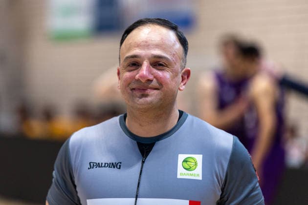 Edris Naim (Referee) GER, Bozic Estriche Knights Kirchheim vs. BG Goettingen, BARMER 2. Basketball Bundesliga, Playoffs Spiel 4, Saison 2025 2026, 14.05.2026 GER, Bozic Estriche Knights Kirchheim vs. BG Goettingen, BARMER 2. Basketball Bundesliga, Playoffs Spiel 4, Saison 2025 2026, 14.05.2026 Goeppingen Copyright: xEibner-Pressefoto NinaxSanderx EP_NSR