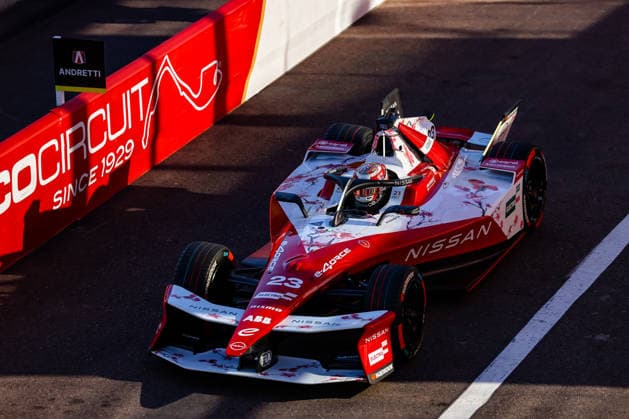 Norman Nato (Nissan Formula E Team, 23) erstes freies Training Free Practice 1, Boxengasse, ABB FIA Formula E World Championship, WM, Weltmeisterschaft Monaco e-Prix 2026, Monte Carlo, Saison 12 2025 26, Runde 9, 16.05.2026, ABB FIA Formula E World Championship, Monaco e-Prix 2026, Monte Carlo, Saison 12 2025 26, Runde 9, 16.05.2026 Monte Carlo Copyright: xEibner-Pressefoto LauraxRoemerx EP_LRR