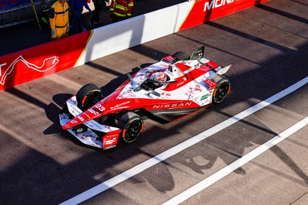 Norman Nato (Nissan Formula E Team, 23) erstes freies Training Free Practice 1, Boxengasse, ABB FIA Formula E World Championship, WM, Weltmeisterschaft Monaco e-Prix 2026, Monte Carlo, Saison 12 2025 26, Runde 9, 16.05.2026, ABB FIA Formula E World Championship, Monaco e-Prix 2026, Monte Carlo, Saison 12 2025 26, Runde 9, 16.05.2026 Monte Carlo Copyright: xEibner-Pressefoto LauraxRoemerx EP_LRR