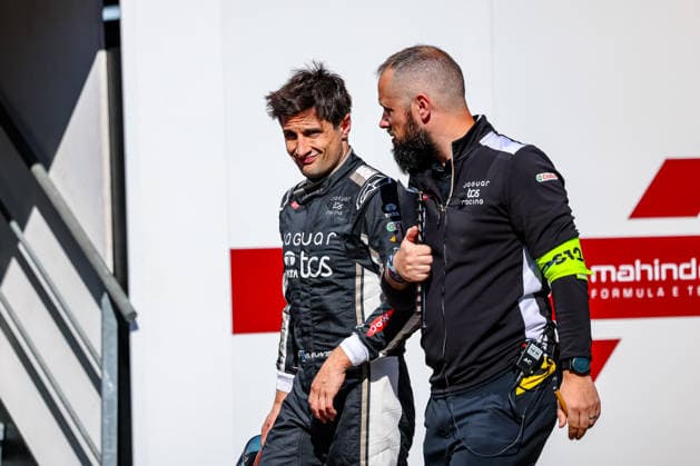 Mitch Evans (Jaguar TCS Racing, 09) nach zweites freies Training Free Practice 2, ABB FIA Formula E World Championship, WM, Weltmeisterschaft Monaco e-Prix 2026, Monte Carlo, Saison 12 2025 26, Runde 9, 16.05.2026, ABB FIA Formula E World Championship, Monaco e-Prix 2026, Monte Carlo, Saison 12 2025 26, Runde 9, 16.05.2026 Monte Carlo Copyright: xEibner-Pressefoto LauraxRoemerx EP_LRR
