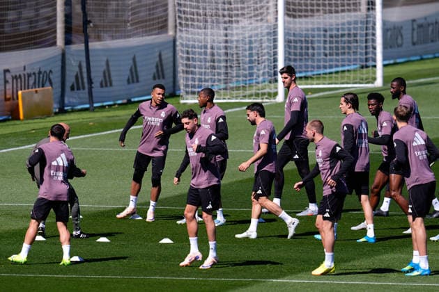 May 16, 2026, Valdebebas, Madrid, Spain: Kylian Mbappe during the training day of Real Madrid ahead the Spanish League, LaLiga EA Sports, football match against Sevilla FC at Ciudad Deportiva Real Madrid on May 16, 2026, in Valdebebas, Madrid, Spain. Real Madrid Training Session - Laliga Ea Sports - ZUMAa181 20260516_zaa_a181_037 Copyright: xDennisxAgyemanx