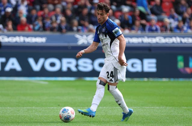 Nicolas Capaldo (Hamburger SV 24) GER, Bayer 04 Leverkusen vs. Hamburger SV, Fussball, 1. Bundesliga , 34. Spieltag, Spielzeit 2025 2026, 16.05.2026 (DFL DFB REGULATIONS PROHIBIT ANY USE OF PHOTOGRAPHS as IMAGE SEQUENCES and or QUASI-VIDEO). GER, Bayer 04 Leverkusen vs. Hamburger SV, Fussball, 1. Bundesliga , 34. Spieltag, Spielzeit 2025 2026, 16.05.2026 Leverkusen Copyright: xEibner-Pressefotox xThomasxStoeckerx EP_TSR