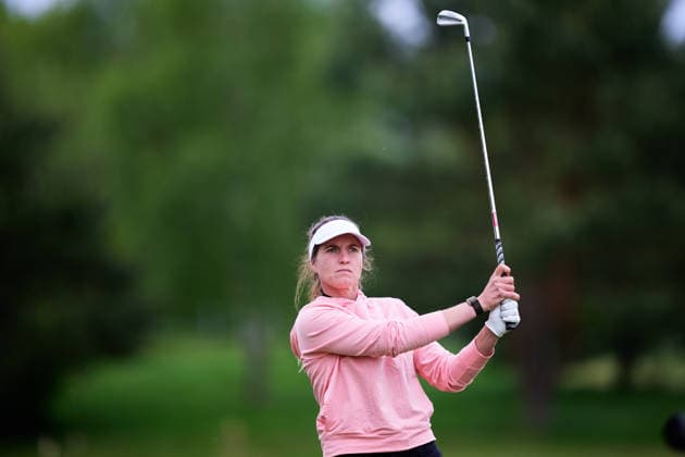 GER, Winsen (Luhe), Amundi German Masters, Ladies European Tour (LET), (14.05.-17.05.2026), Green Eagle Golf Courses, Round 4, Leonie Harm (Deutschland), Siegerin des AMUNDI German Masters, Runde 4, Samstag 17.05.2026,Runde 4, GER, Winsen (Luhe), Amundi German Masters, Ladies European Tour (LET), (14.05.-17.05.2026), Green Eagle Golf Courses, Copyright: xClaudiusxRauchx