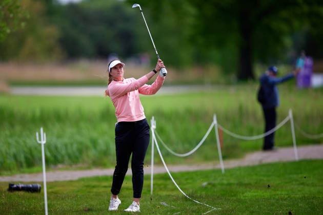 GER, Winsen (Luhe), Amundi German Masters, Ladies European Tour (LET), (14.05.-17.05.2026), Green Eagle Golf Courses, Round 4, Leonie Harm (Deutschland), Siegerin des AMUNDI German Masters, Runde 4, Samstag 17.05.2026,Runde 4, GER, Winsen (Luhe), Amundi German Masters, Ladies European Tour (LET), (14.05.-17.05.2026), Green Eagle Golf Courses, Copyright: xClaudiusxRauchx