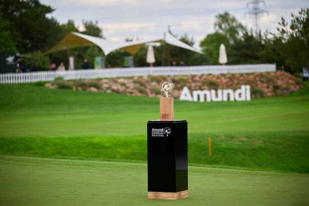 GER, Winsen (Luhe), Amundi German Masters, Ladies European Tour (LET), (14.05.-17.05.2026), Green Eagle Golf Courses, Round 4, Stimmungsbild Pokal Amundi German Masters, Runde 4, Samstag 17.05.2026, GER, Winsen (Luhe), Amundi German Masters, Ladies European Tour (LET), (14.05.-17.05.2026), Green Eagle Golf Courses, Copyright: xClaudiusxRauchx