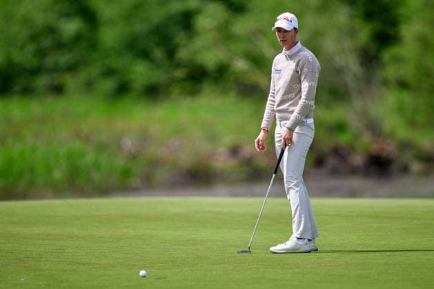GER, Winsen (Luhe), Amundi German Masters, Ladies European Tour (LET), (14.05.-17.05.2026), Green Eagle Golf Courses, Round 4, Alexandra Foersterling (Germany), verfehlt Put, Runde 4, Samstag 17.05.2026, GER, Winsen (Luhe), Amundi German Masters, Ladies European Tour (LET), (14.05.-17.05.2026), Green Eagle Golf Courses, Copyright: xClaudiusxRauchx