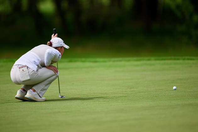 GER, Winsen (Luhe), Amundi German Masters, Ladies European Tour (LET), (14.05.-17.05.2026), Green Eagle Golf Courses, Round 4, Alexandra Foersterling (Germany), auf dem Green, Runde 4, Samstag 17.05.2026, GER, Winsen (Luhe), Amundi German Masters, Ladies European Tour (LET), (14.05.-17.05.2026), Green Eagle Golf Courses, Copyright: xClaudiusxRauchx