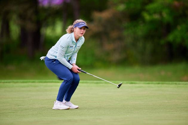 GER, Winsen (Luhe), Amundi German Masters, Ladies European Tour (LET), (14.05.-17.05.2026), Green Eagle Golf Courses, Round 4, Sara Kouskova (Czech Republic), Runde 4, Samstag 17.05.2026, GER, Winsen (Luhe), Amundi German Masters, Ladies European Tour (LET), (14.05.-17.05.2026), Green Eagle Golf Courses, Copyright: xClaudiusxRauchx