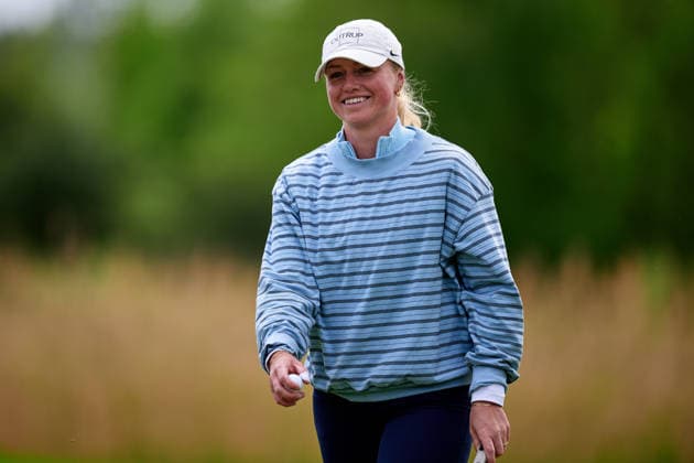 GER, Winsen (Luhe), Amundi German Masters, Ladies European Tour (LET), (14.05.-17.05.2026), Green Eagle Golf Courses, Round 4, Sofie Kibsgaard (Denmark) Runde 4, Samstag 17.05.2026, GER, Winsen (Luhe), Amundi German Masters, Ladies European Tour (LET), (14.05.-17.05.2026), Green Eagle Golf Courses, Copyright: xClaudiusxRauchx