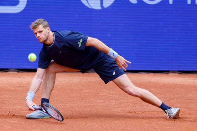 Yannick Hanfmann (Germany) kontrolliert den Ball, Bitpanda Hamburg Open, Bitpanda Hamburg Open, Rothenbaum am 18. May 2026 in Hamburg, Deutschland. (Foto von Marco Steinbrenner DeFodi Images) Yannick Hanfmann (Germany) controls the ball, Bitpanda Hamburg Open, Bitpanda Hamburg Open, Rothenbaum, May 18, 2026 in Hamburg, Germany. (Photo by Marco Steinbrenner DeFodi Images) -