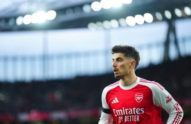 Kai Havertz of Arsenal Arsenal v Burnley, Premier League, Football, Emirates Stadium, London, UK - 18 May 2026London Emirates Stadium United Kingdom EDITORIAL USE ONLY No use with unauthorised audio, video, data, fixture lists, club league logos or live services. Online in-match use limited to 120 images, no video emulation. No use in betting, games or single club league player publications. Copyright: xJavierxGarcia Shutterstockx 16881286bm