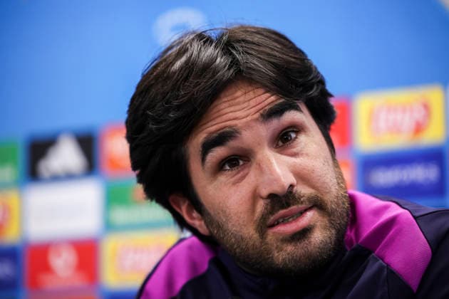May 19, 2026, Sant Joan Despi, Barcelona, SPAIN: Pere Romeu, head coach attends his press conference, PK, Pressekonferenz during the training day of FC Barcelona, Barca ahead UEFA Women Champions League 2025 26, Final football match against OL Lyonnes at Ciutat Esportiva Joan Gamper on May 19, 2026 in Sant Joan Despi, Barcelona, Spain. FC Barcelona Training And Media Day - UEFA Women Champions League 2025 26 Final - ZUMAa181 20260519_zaa_a181_132 Copyright: xJavierxBorregox