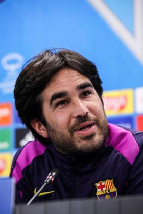 May 19, 2026, Sant Joan Despi, Barcelona, SPAIN: Pere Romeu, head coach attends his press conference, PK, Pressekonferenz during the training day of FC Barcelona, Barca ahead UEFA Women Champions League 2025 26, Final football match against OL Lyonnes at Ciutat Esportiva Joan Gamper on May 19, 2026 in Sant Joan Despi, Barcelona, Spain. FC Barcelona Training And Media Day - UEFA Women Champions League 2025 26 Final - ZUMAa181 20260519_zaa_a181_133 Copyright: xJavierxBorregox