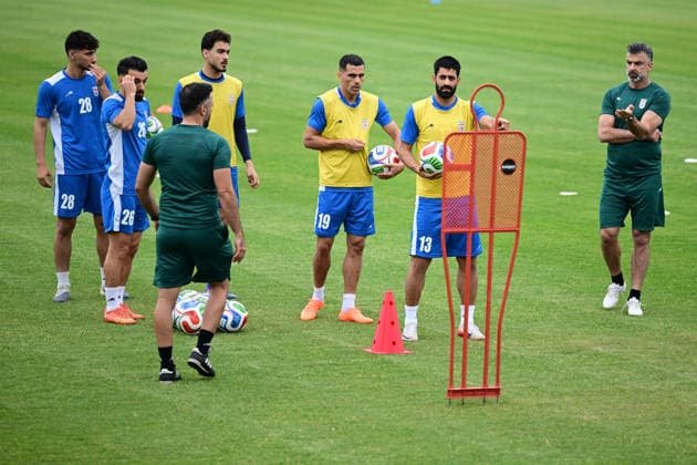Iran National Football Team starts preparations in Turkiye s Antalya ahead of 2026 FIFA World Cup, WM, Weltmeisterschaft, Fussball ANTALYA, TURKIYE - MAY 19: Members of the Iran National Football Team take part in a training session at the Mardan Sports Complex in Antalya, Turkiye on May 19, 2026. The national team, Nationalteam launched their training camp in southern Turkiye to prepare for the upcoming 2026 FIFA World Cup, jointly hosted by the United States, Canada, and Mexico. Orhan Cicek Anadolu Antalya Turkey. Editorial use only. Please get in touch for any other usage. Copyright: x2026xAnadoluxOrhanxCicekx