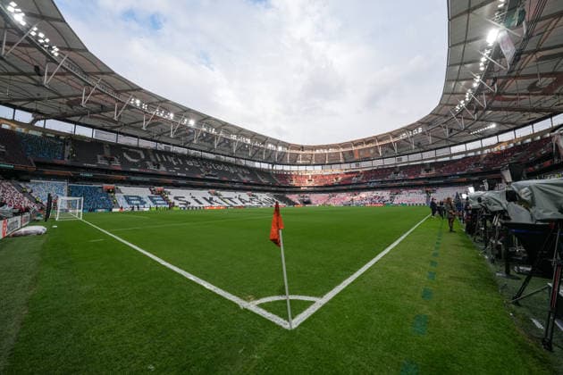 Stadionpanorama, Weitwinkel, Tribünen, Sitzplätze, Stehplätze , Türkei, Fussball, UEFA Europa League, Finale, 2025 2026, SC Freiburg vs. Aston Villa, 20.05.2026, TüpraÅü Stadium, BeÅüiktaÅü Park, Istanbul Istanbul TüpraÅü Stadium, BeÅüiktaÅü Par Istanbul Türkei Copyright: xArnexAmbergx