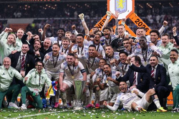 Aston Villa with the Europa League trophyTyrone Mings of Aston Villa lifts the Europa League trophy SC Freiburg v Aston Villa, UEFA Europa League, Final, Football, Besiktas Park, Istanbul, Turkiye - 20 May 2026Istanbul Besiktas Park United Kingdom EDITORIAL USE ONLY No use with unauthorised audio, video, data, fixture lists, club league logos or live services. Online in-match use limited to 120 images, no video emulation. No use in betting, games or single club league player publications. Copyright: xRaddadxJebarah Shutterstockx 16883158dm