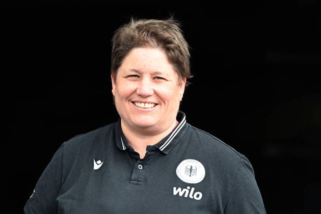 Sabine TSCHAEGE, Tschäge, Bundestrainerin des DRV, Disziplintrainerin Maenner-Riemen, Portraet, Portrait, Porträt, Einzelbild, angeschnittenes Einzelmotiv, Rudern, Praesentation Deutschland-Achter der Saison 2026, am 21.05.2026 in Dortmund Deutschland. Â