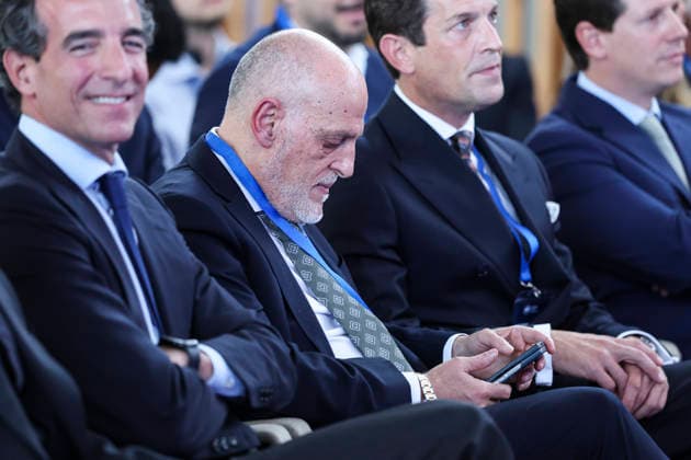 May 21, 2026, Madrid, Madrid, Spain: Javier Tebas, President of LaLIga, attends to the 2026 ISC Awards Ceremony, which took place during the ISDE Sports Convention at the Official College of Architects of Madrid on May 21, 2026, in Madrid, Spain. ISDE Sports Convention - ISC Awards Ceremony - ZUMAa181 20260521_zaa_a181_049 Copyright: xIrinaxR.xHipolitox
